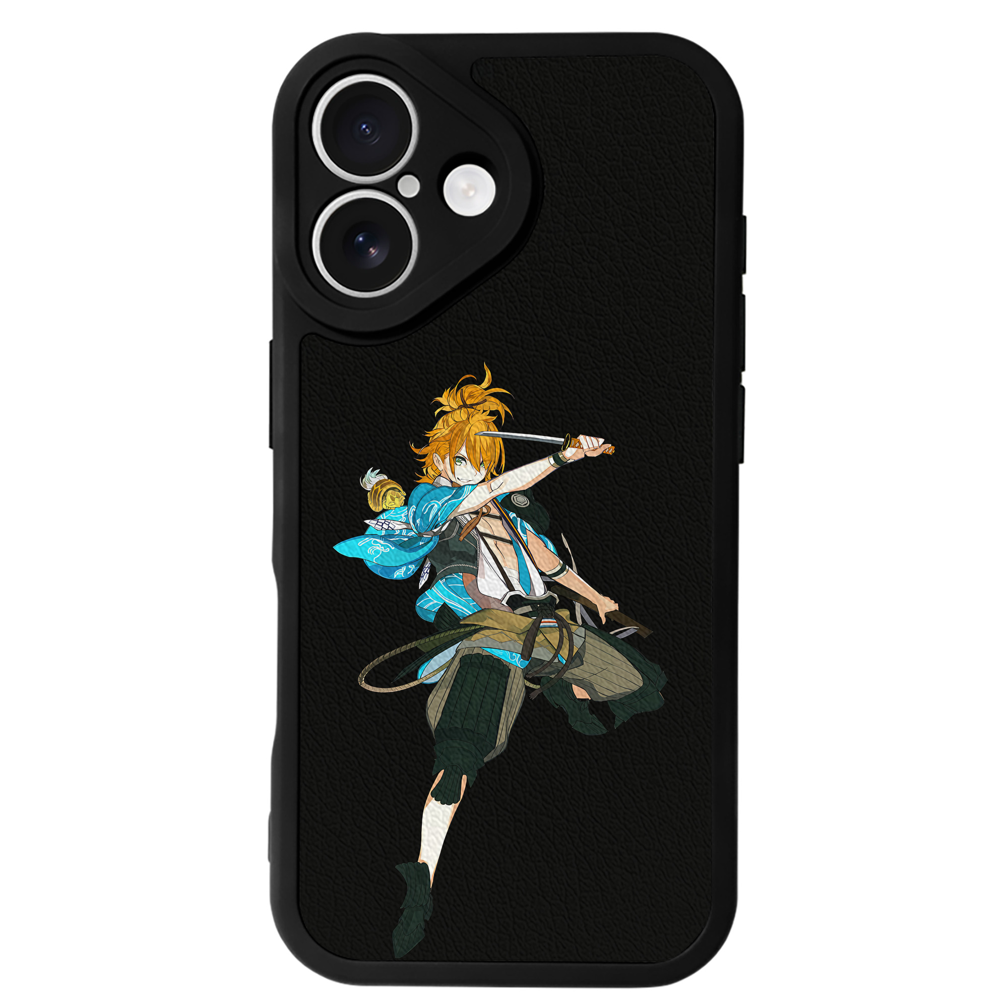 （画像用） 刀剣乱舞 Touken Ranbu 【iPhone 16シリーズ対応】シリコンスマホケース（レザー調） 材質：シリコン
